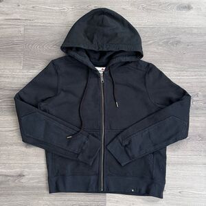 AMERICAN GIANT Relaxed Full Zip Hoodie 2.0 XS Black Heavyweight Gorpcore Classic